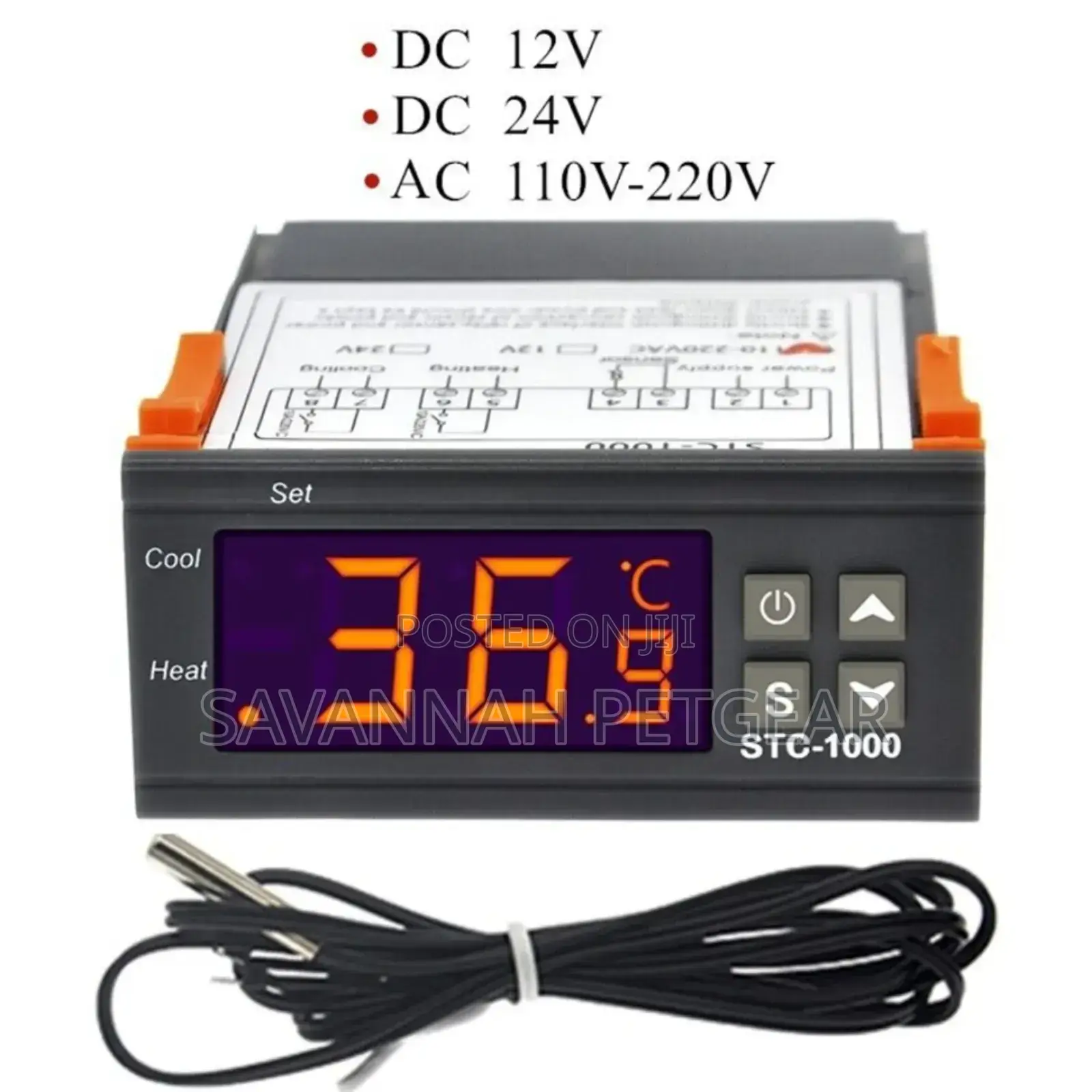 Original STC-1000 Led Incubator Temperature Thermostat - 12v/24v Dc