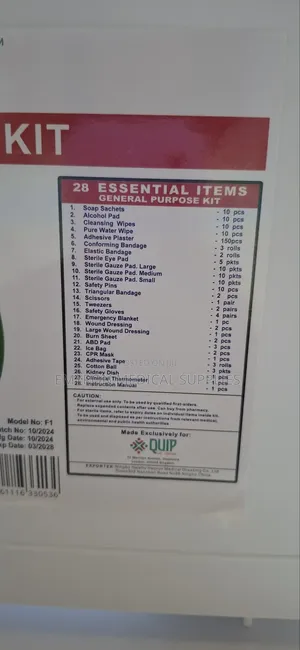First Aid Kit (28 Essentials)