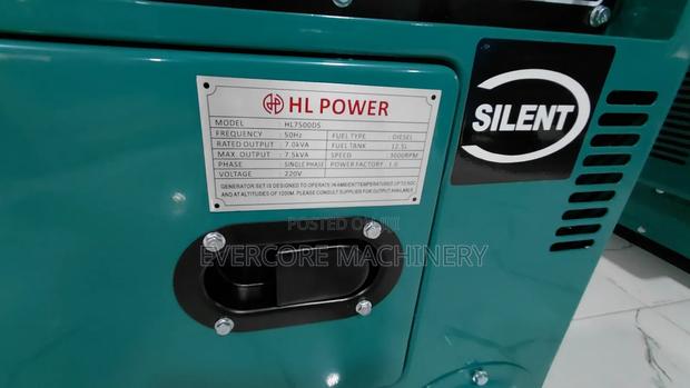 Hl Power 7.5kva Diesel Single Phase Generator - thumbnail 2