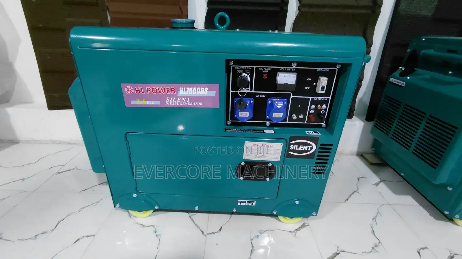 Hl Power 7.5kva Diesel Single Phase Generator