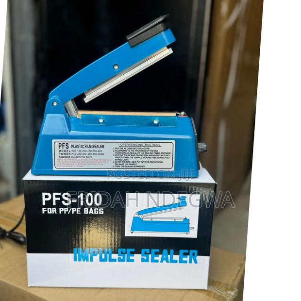 Electric Plastic Heat Sealer Machine 100mm
