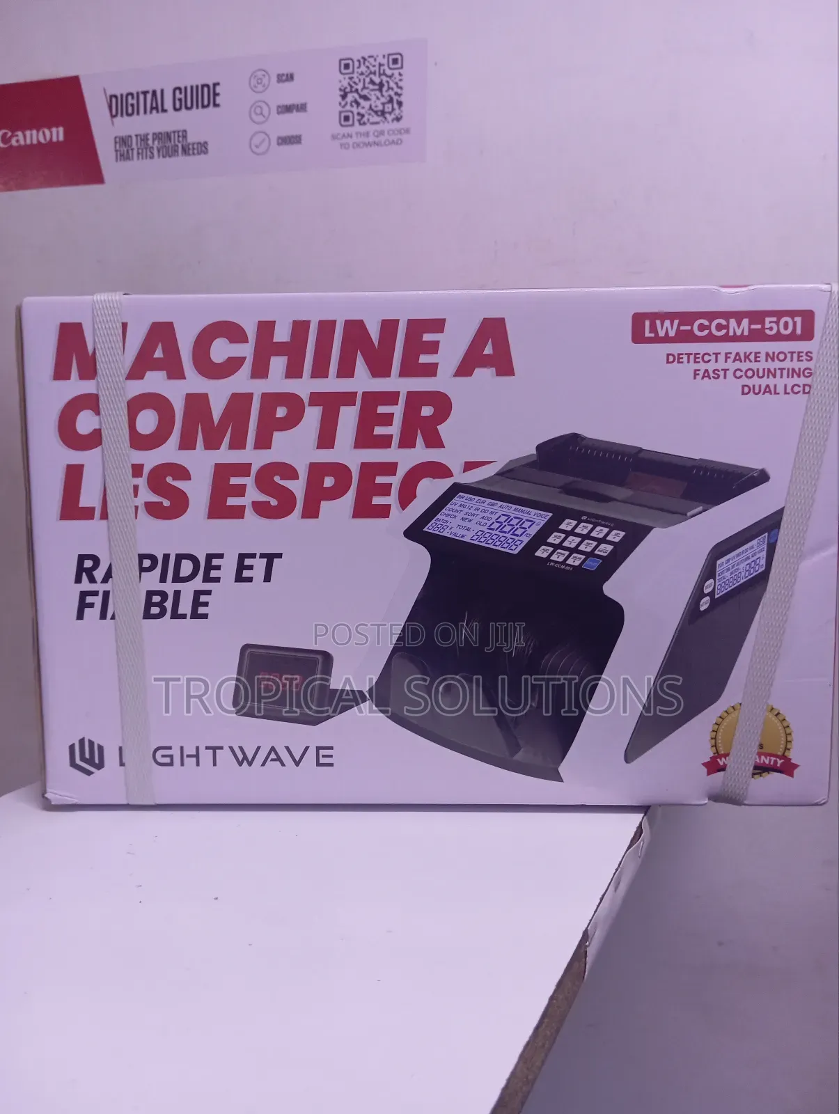 Lightwave Lw-CCM-501 Money Counting Machine Dual LCD Display