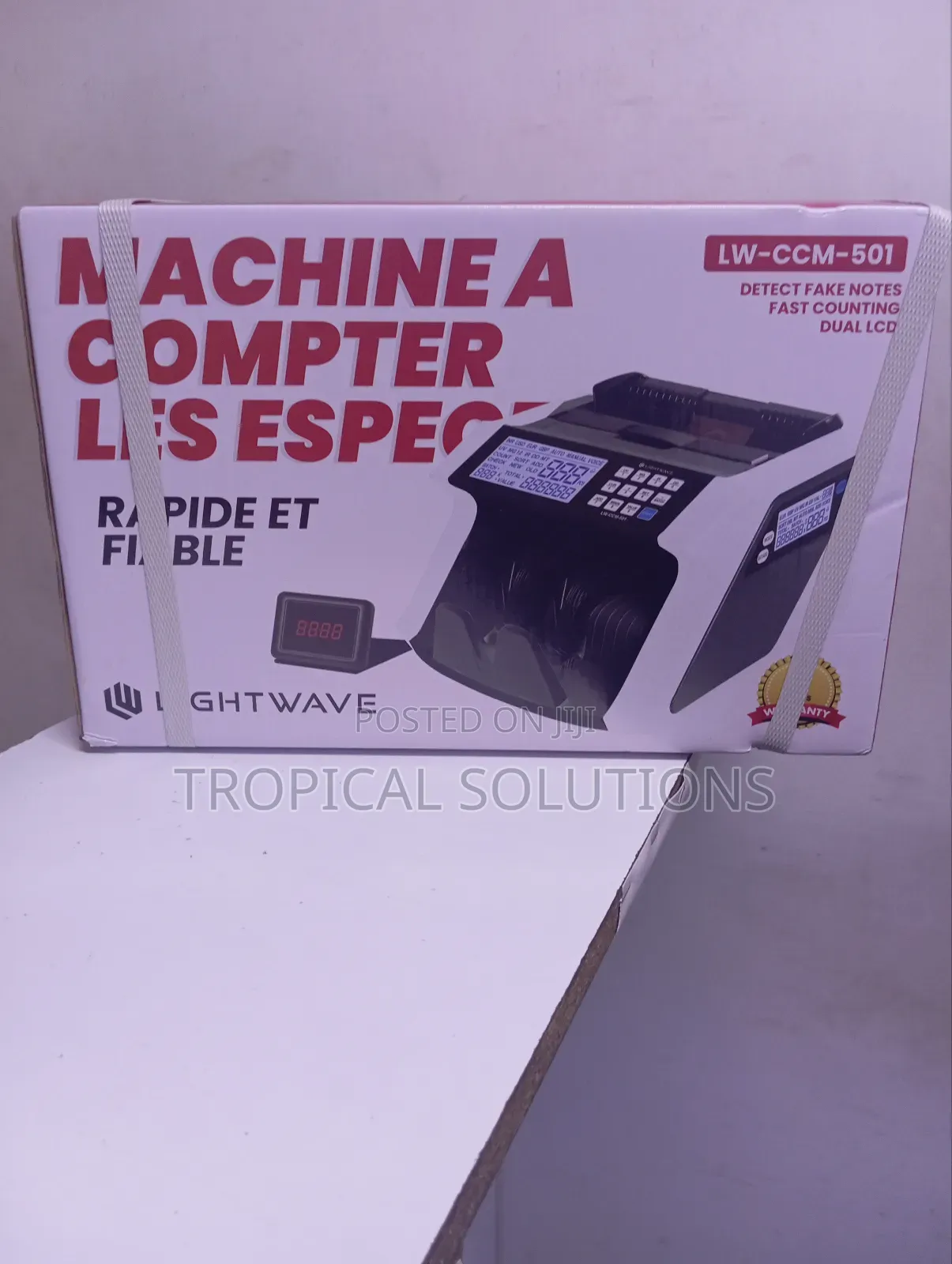 Lightwave Lw-CCM-501 Money Counting Machine Dual LCD Display