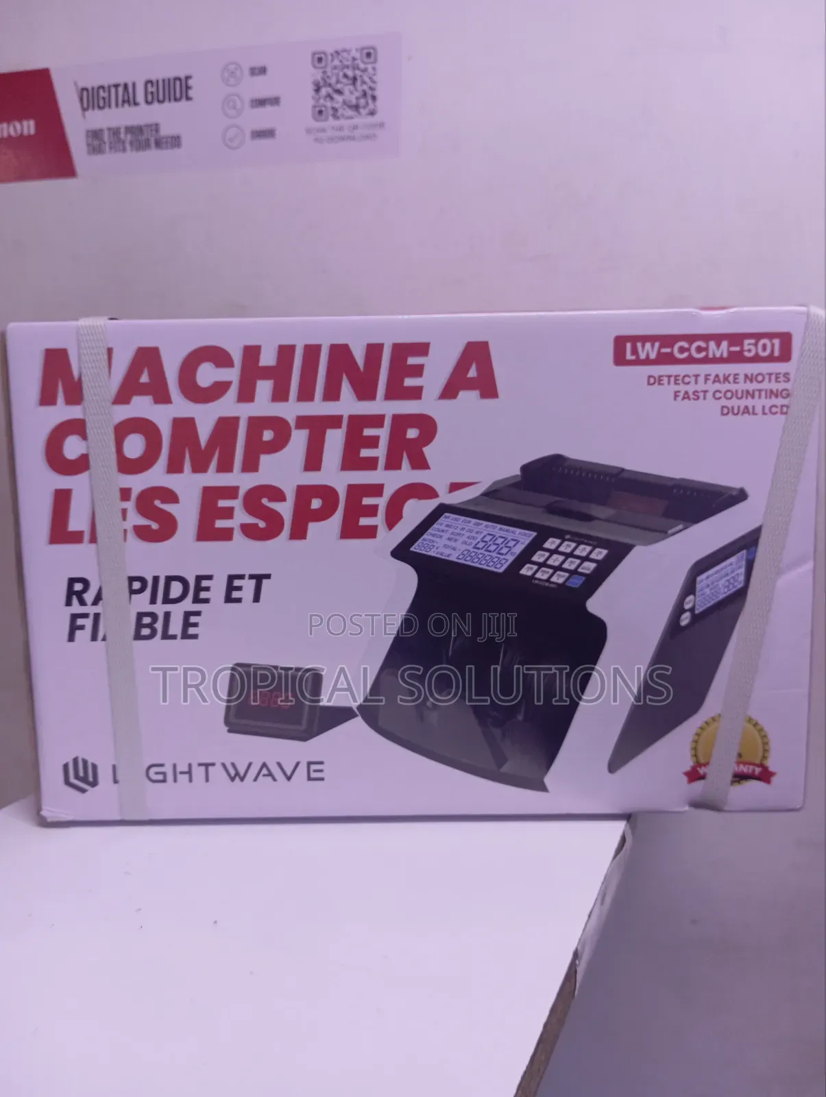 Lightwave Lw-CCM-501 Money Counting Machine Dual LCD Display
