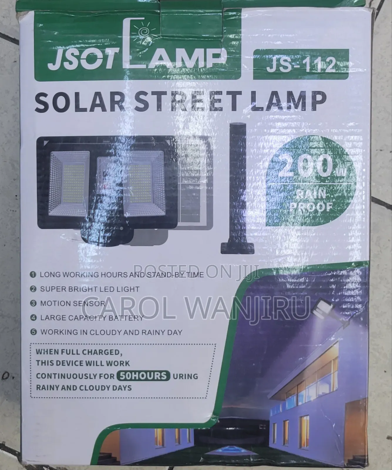 Durable 200w Solar Street Lamp
