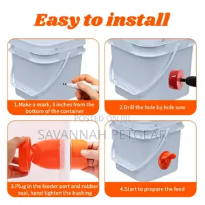 Poultry (Chicken, Ducks) Diy Drill Opener for Automatic Feeder Ports