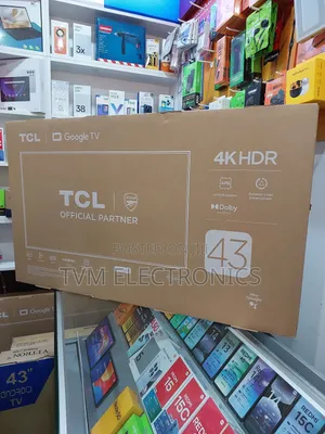 TCL 43" 43v6c Smart HDR Google Tv(New 2025)