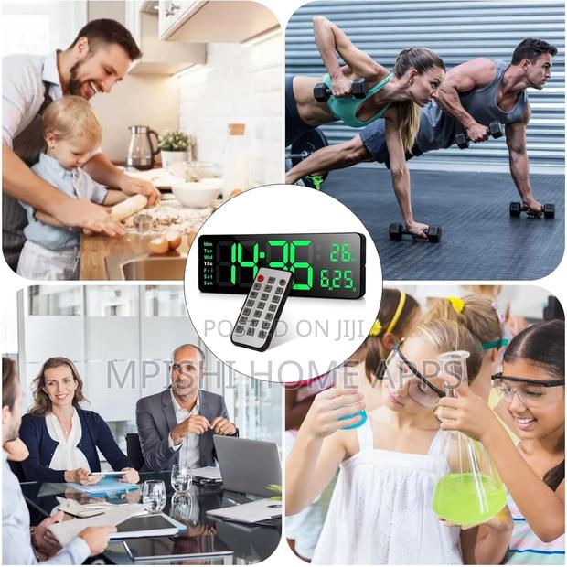 Led Digital Alarm Clock Large Display - thumbnail 6