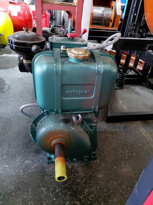 Kirloskar 6.5hp Diesel Powered Engine for Concrete Mixer.