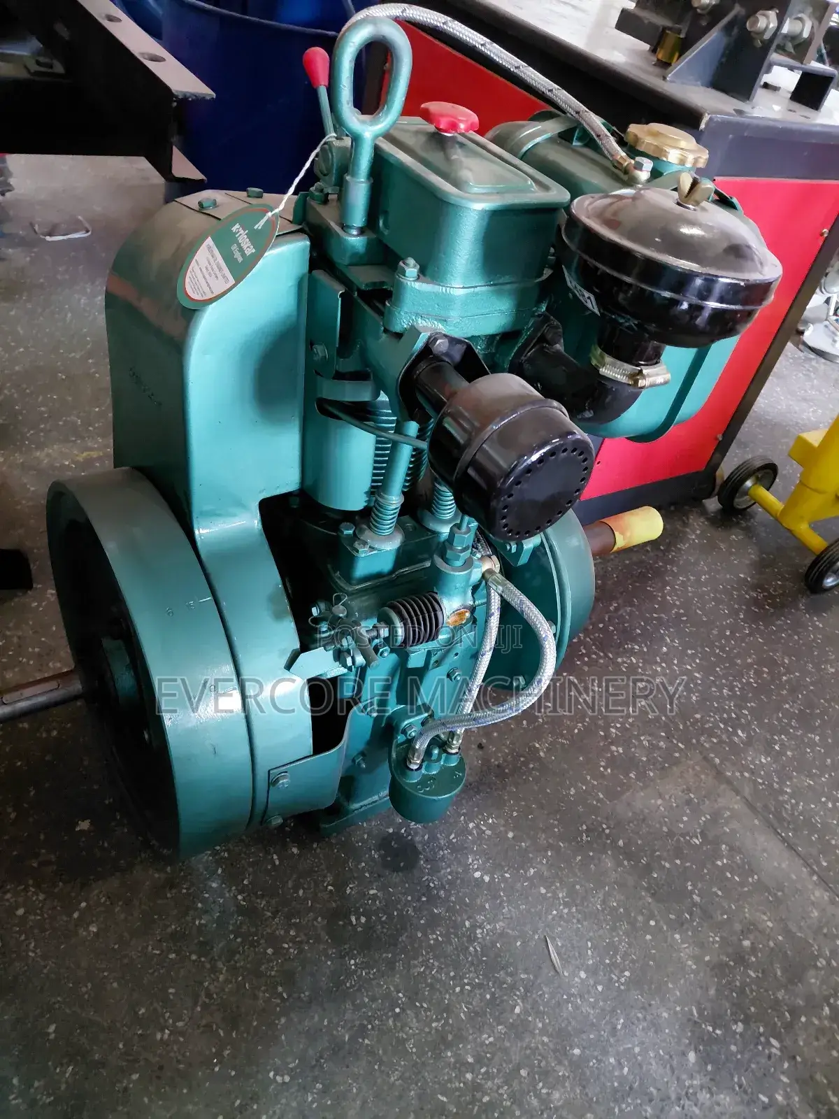 Kirloskar 6.5hp Diesel Powered Engine for Concrete Mixer.