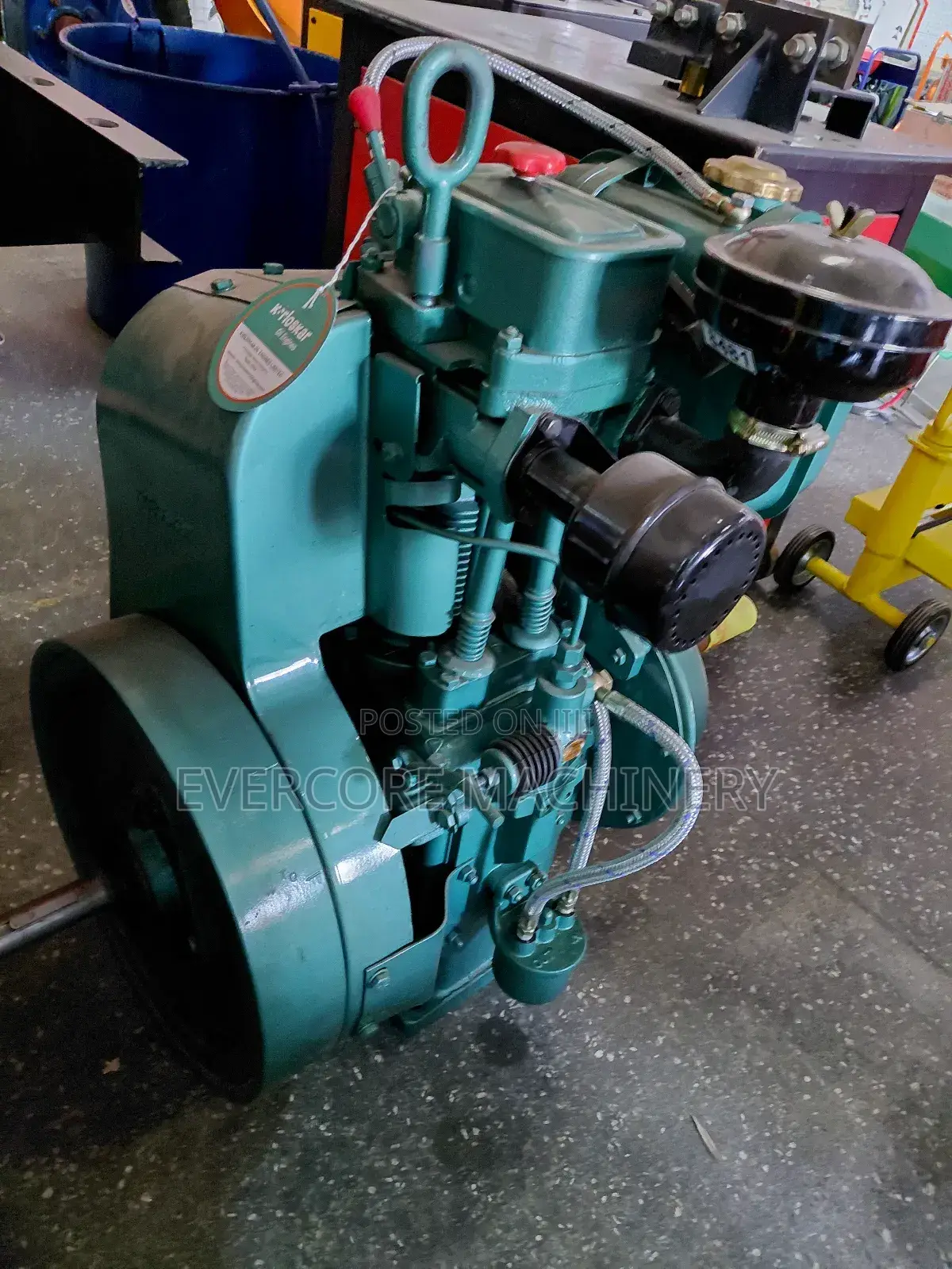 Kirloskar 6.5hp Diesel Powered Engine for Concrete Mixer.