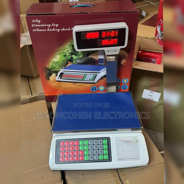 50kg Memory Receipt Scale - main view