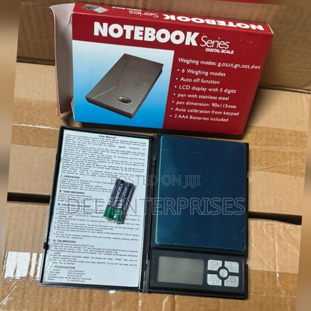 Notebook 500gram Digital Scale - main view
