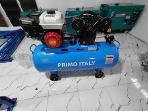 Primo Italy 150l Petrol Air Compressor Machine.