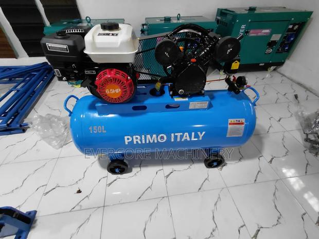 Primo Italy 150l Petrol Air Compressor Machine. - main view
