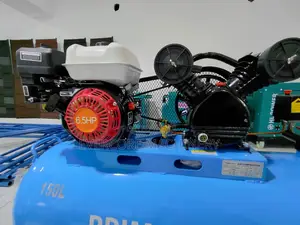 Primo Italy 150l Petrol Air Compressor Machine.