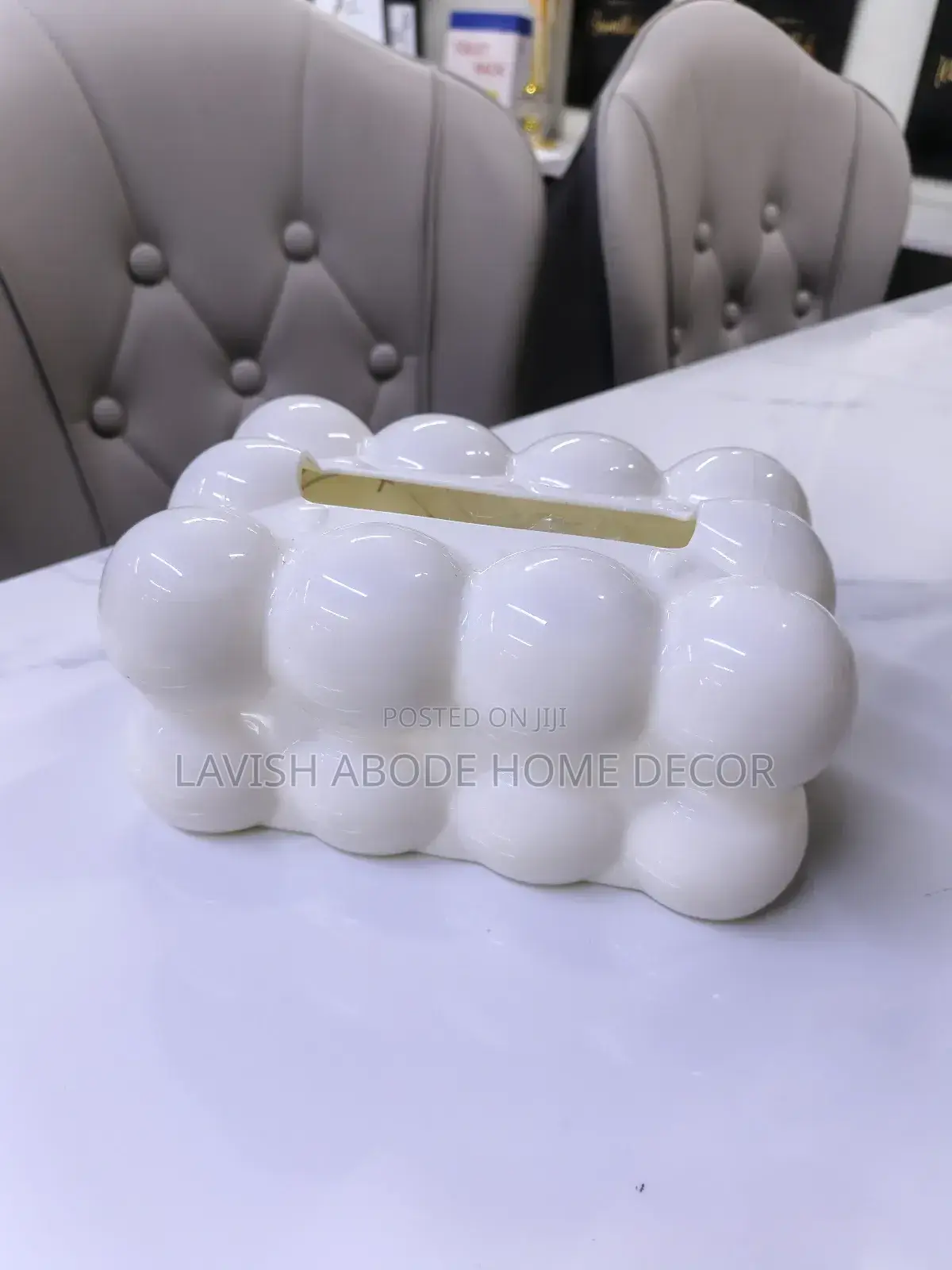 Unbreakable White Bubble Serviette Holder