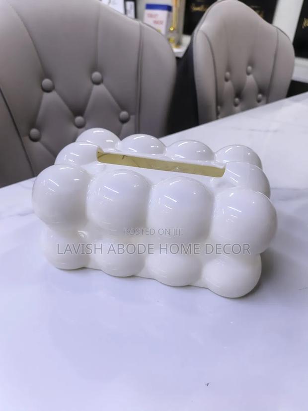 Unbreakable White Bubble Serviette Holder