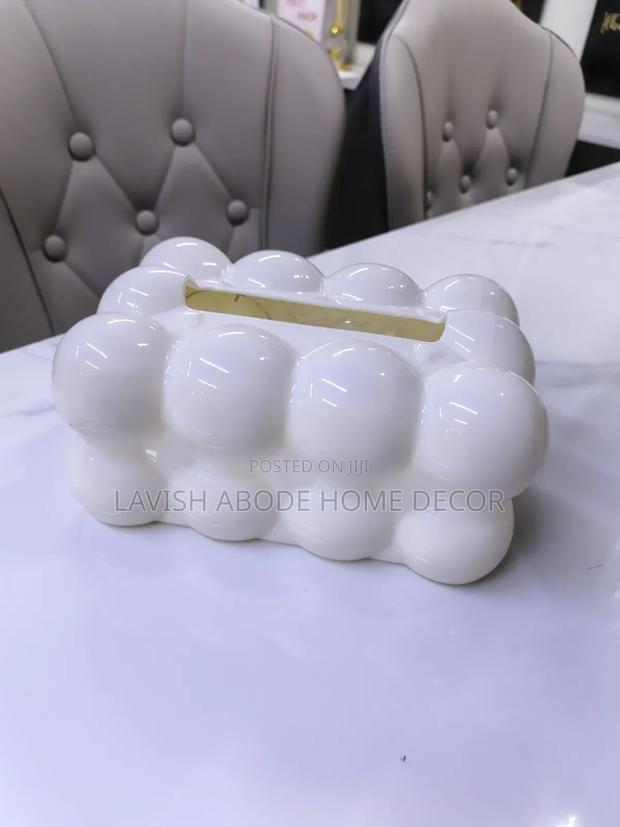 Unbreakable White Bubble Serviette Holder - thumbnail 2