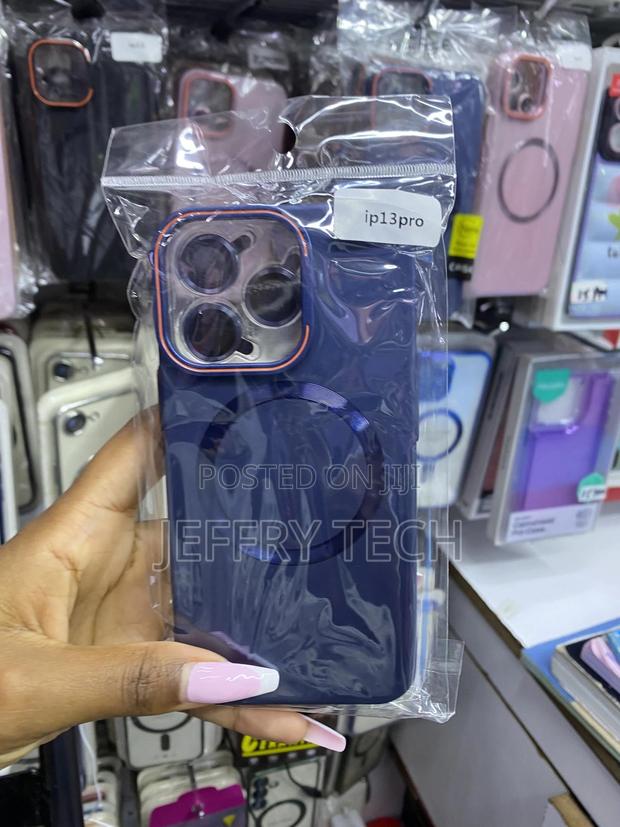 Xasewa Magnetic for iPhone 13 Pro Max Case With Lense Protector /Stand - main view