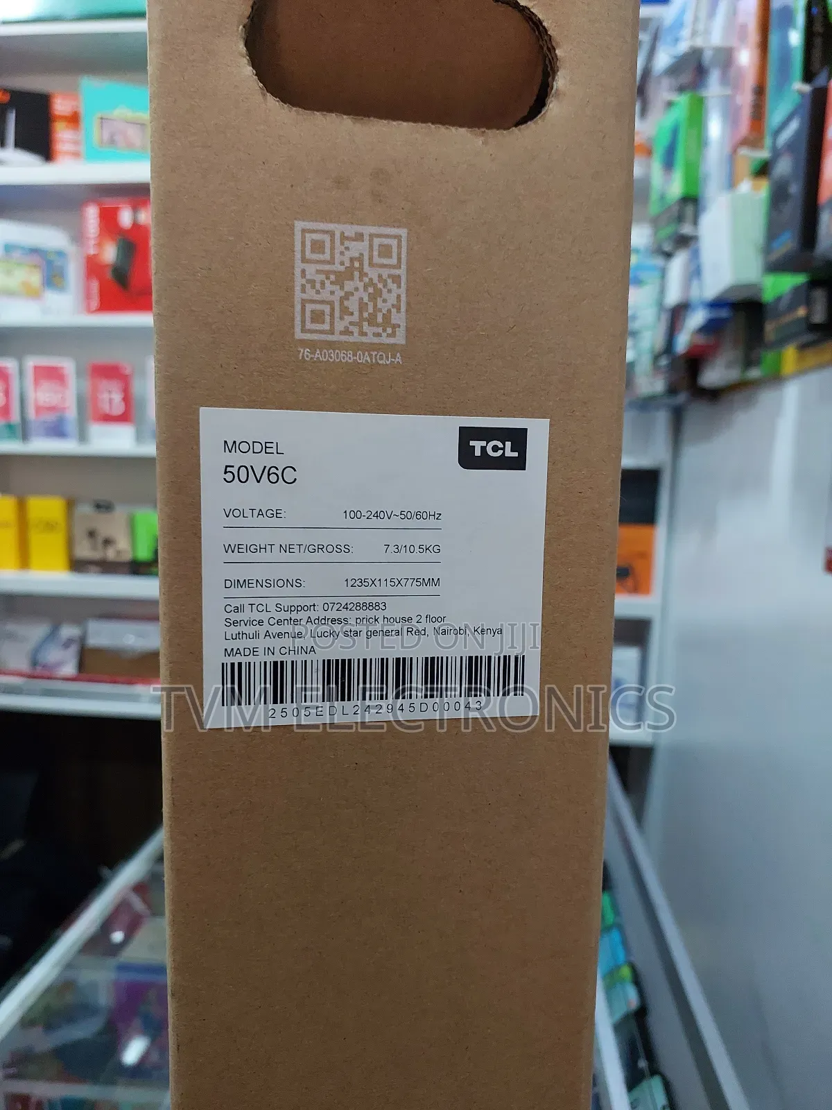 TCL 50′′ 50v6c Smart HDR Google Tv (New 2025)