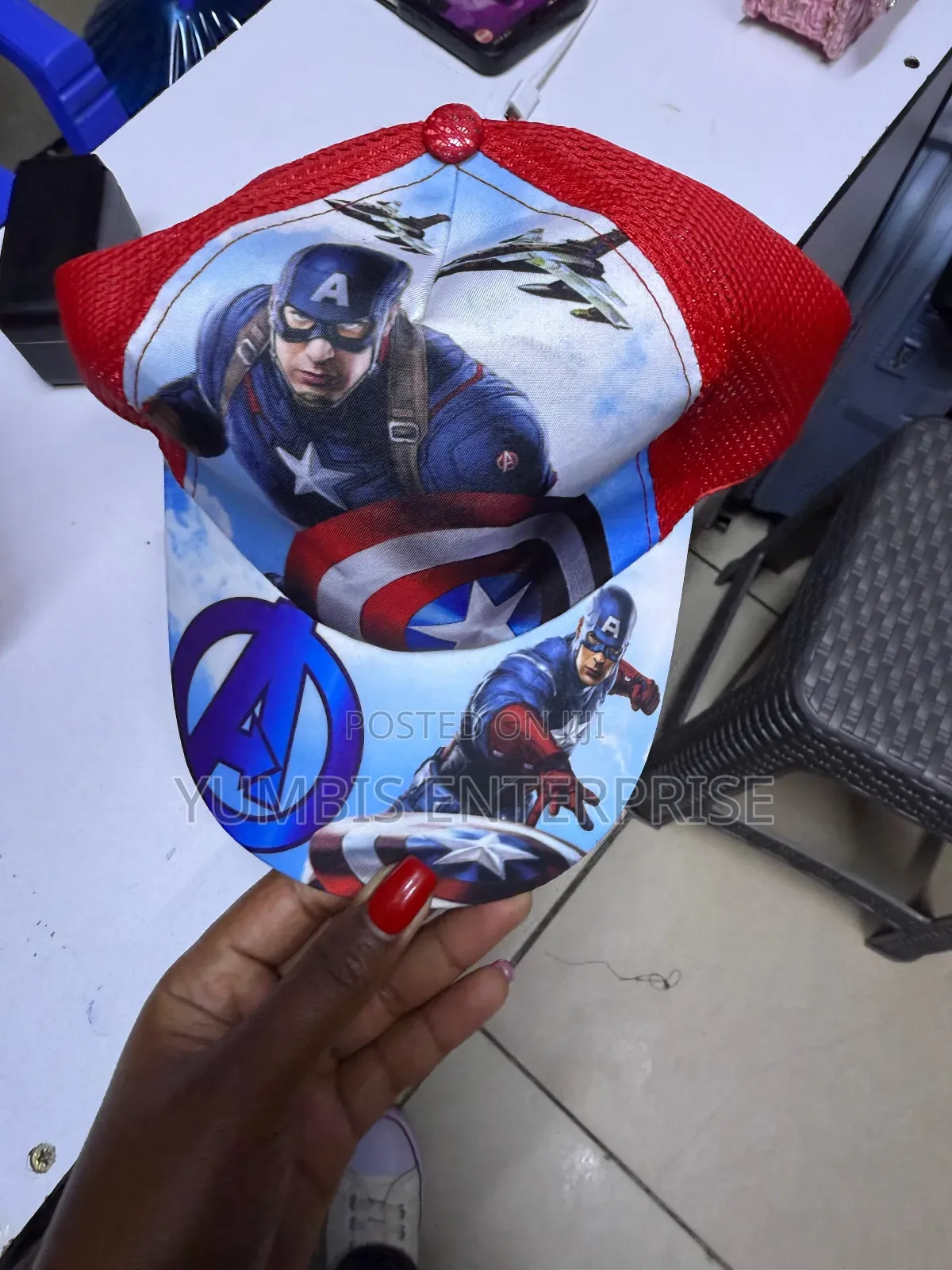 Boys Cartoon Themed Caps At Ksh 450 Only