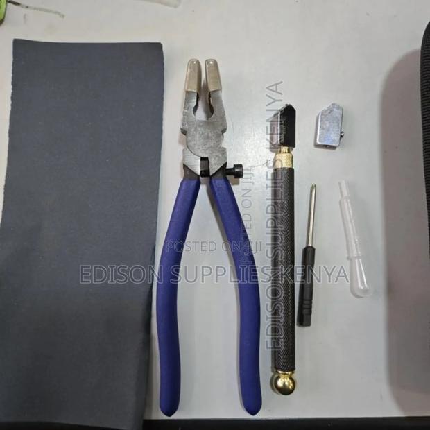 Glass Cutter Tools Set Glass Running Pliers Tile Cutter Breaking Plier - thumbnail 3