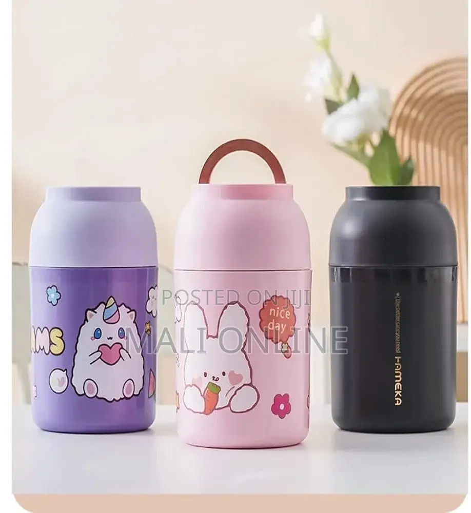 Thermos Food Jar 600ml Stainless Steel Lunch Box.