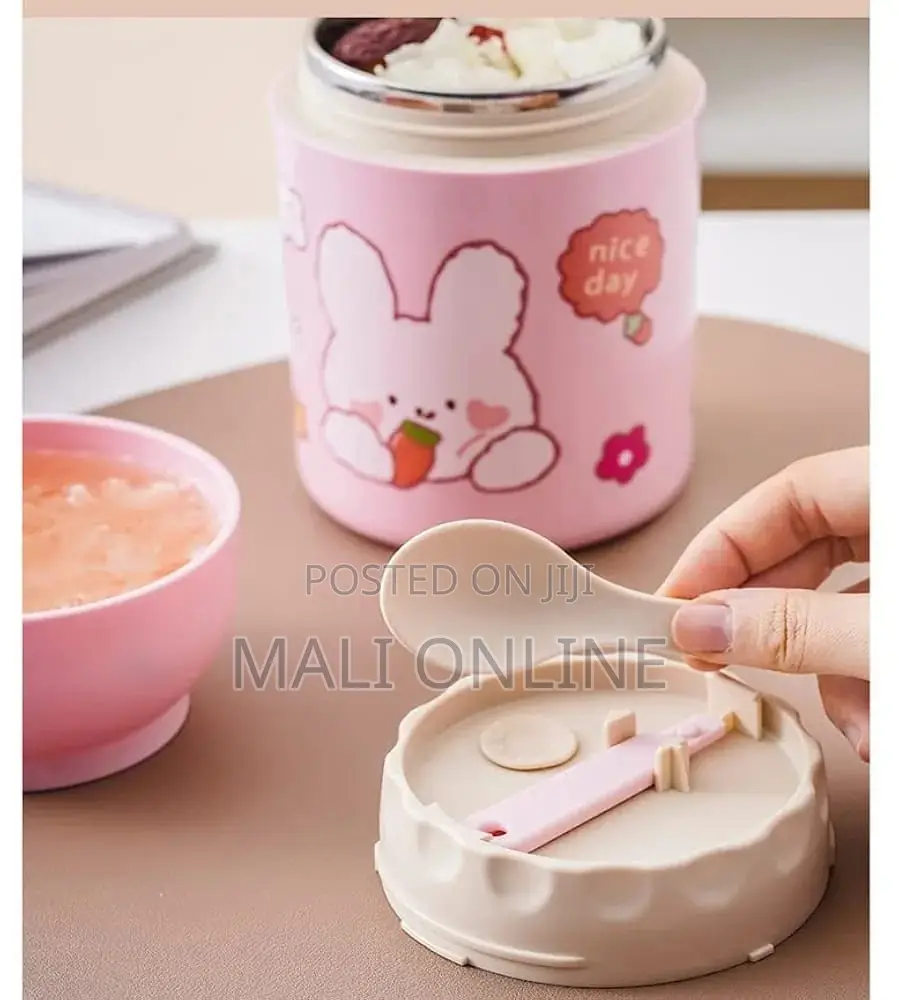Thermos Food Jar 600ml Stainless Steel Lunch Box.