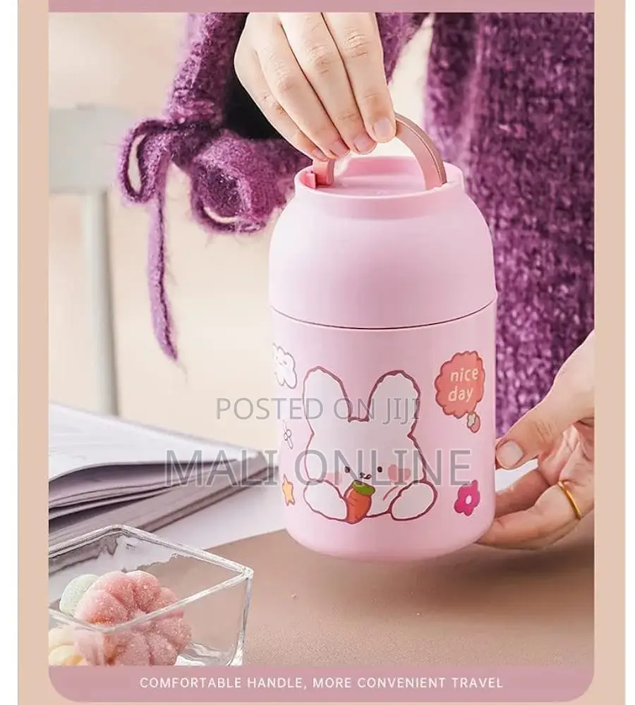 Thermos Food Jar 600ml Stainless Steel Lunch Box.