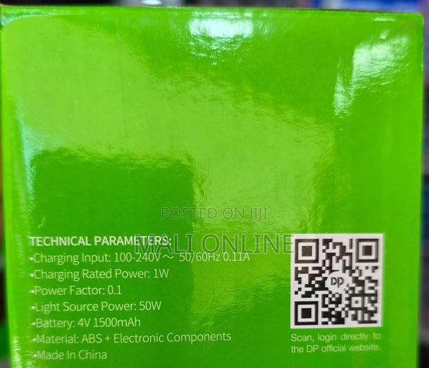 Dp-7338 50w Solar Rechargeable Searchlight Adjustable Led Spotlight. - thumbnail 6