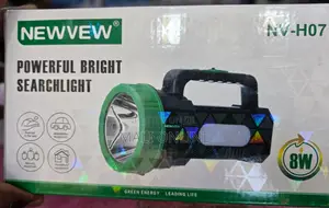 Newview Nv-h07 8w Rechargeable Led Searchlight 3000mah Power Bank.