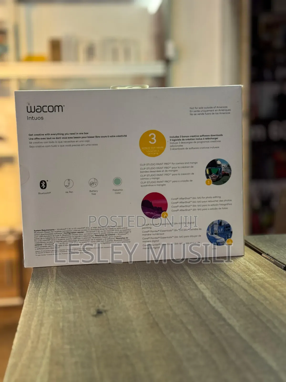Wacom Intuos Medium With Bluetooth 
3 Bonus Software