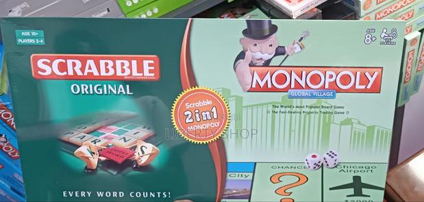 2 in 1 Original Scrabble and Monopoly Gam6