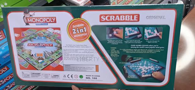 2 in 1 Original Scrabble and Monopoly Gam6 - thumbnail 2