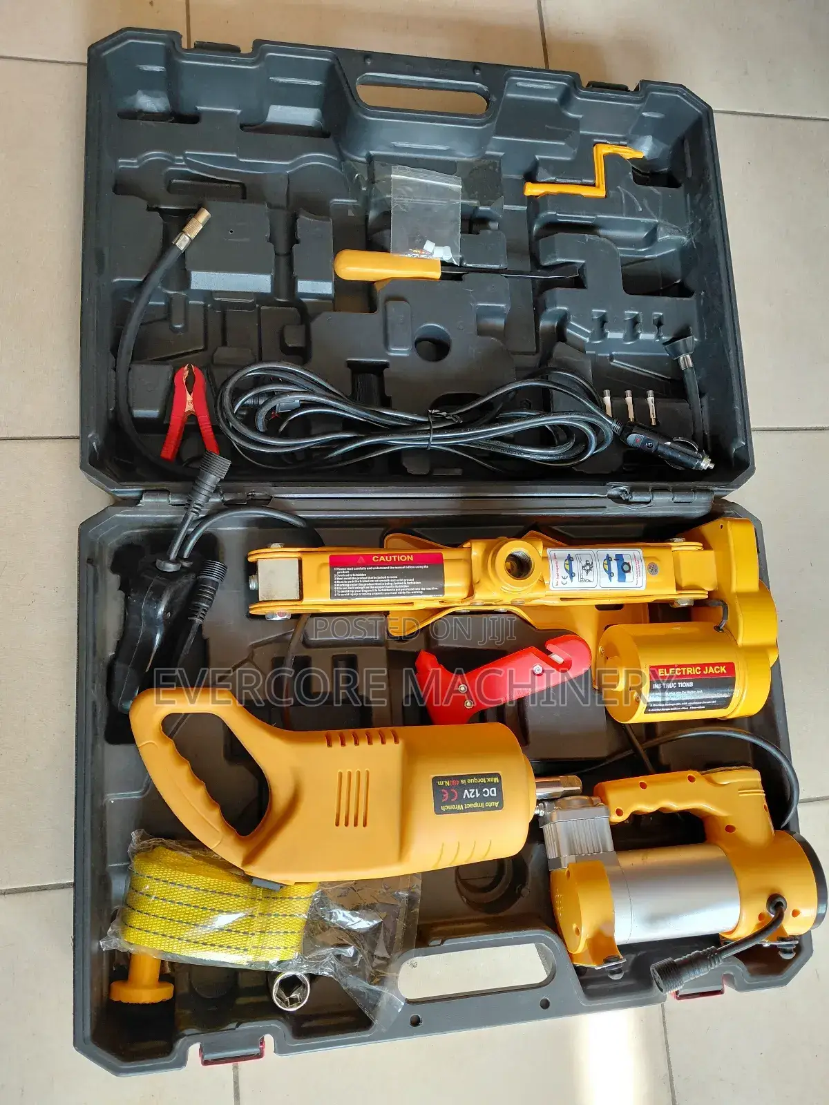 Heavy Duty Car Rescue Tool Set With Compressor.