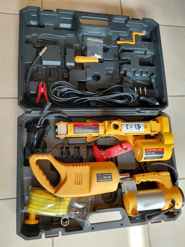 Heavy Duty Car Rescue Tool Set With Compressor. - thumbnail 3