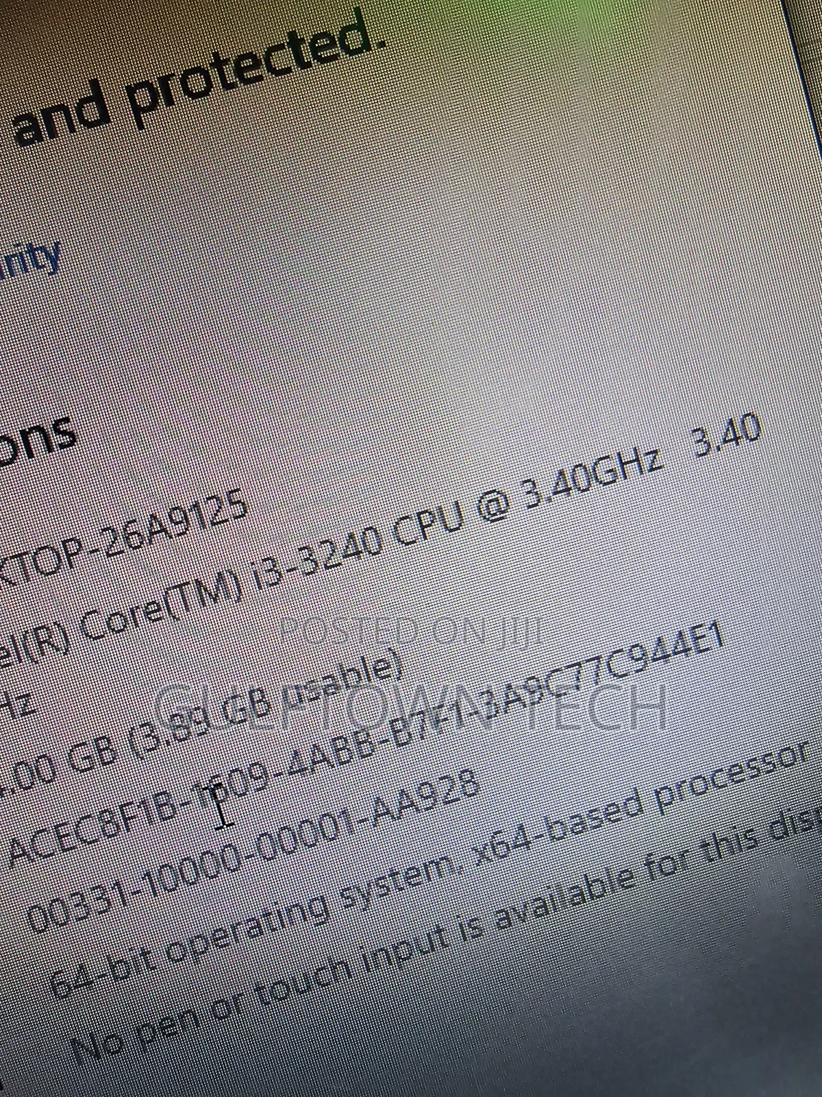 Desktop Computer HP ProOne 400 4GB Intel Core i3 HDD 500GB