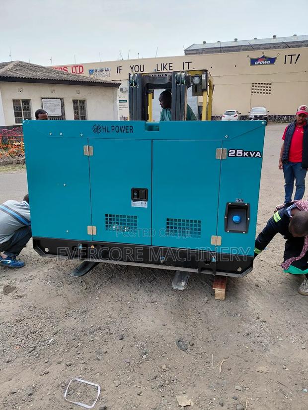 Hl Power 25kva Diesel Silent Generator With Inbuilt Automatic Switch - thumbnail 2