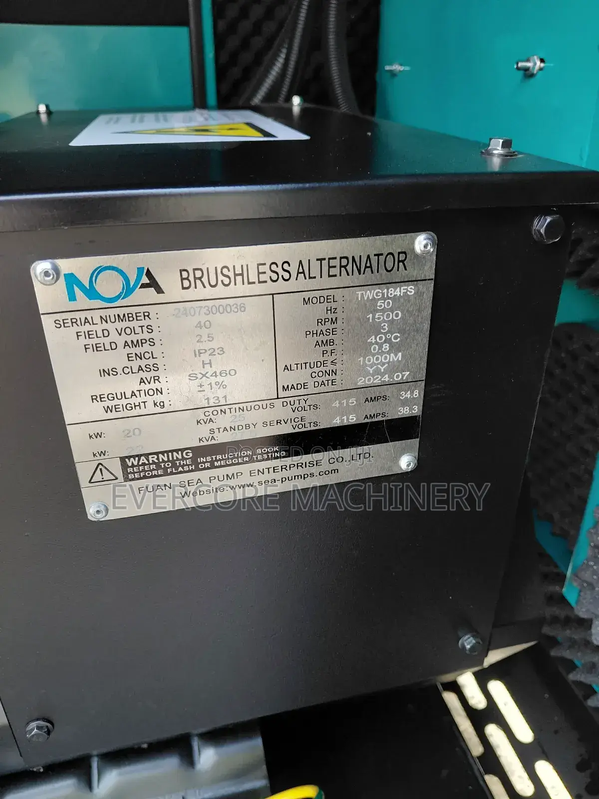 Hl Power 25kva Diesel Silent Generator With Inbuilt Automatic Switch