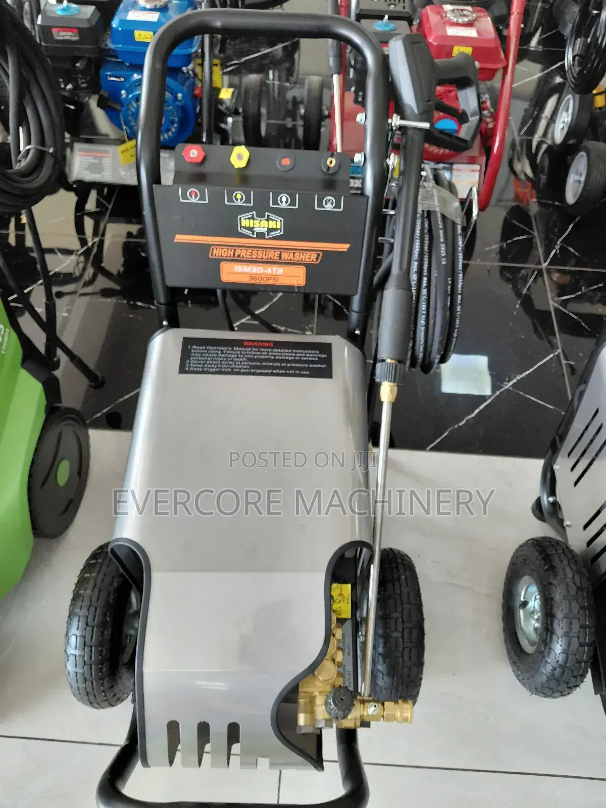 Hisaki Japan 3450psi Electric Single Phase Highpressure Washer.
