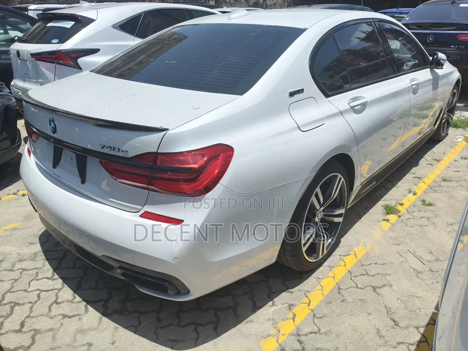 BMW 740 2018 Purple