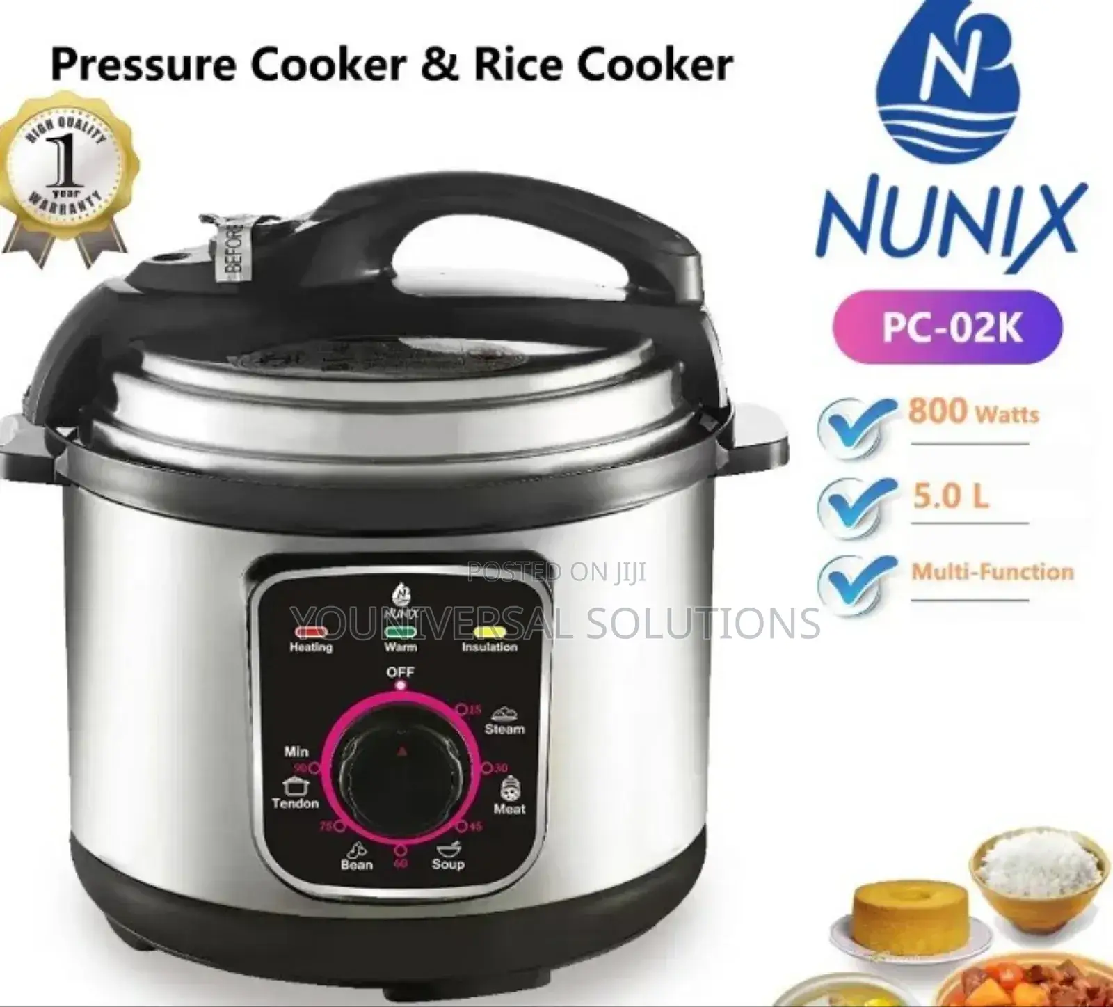 Electric Pressure Cooker Nunix