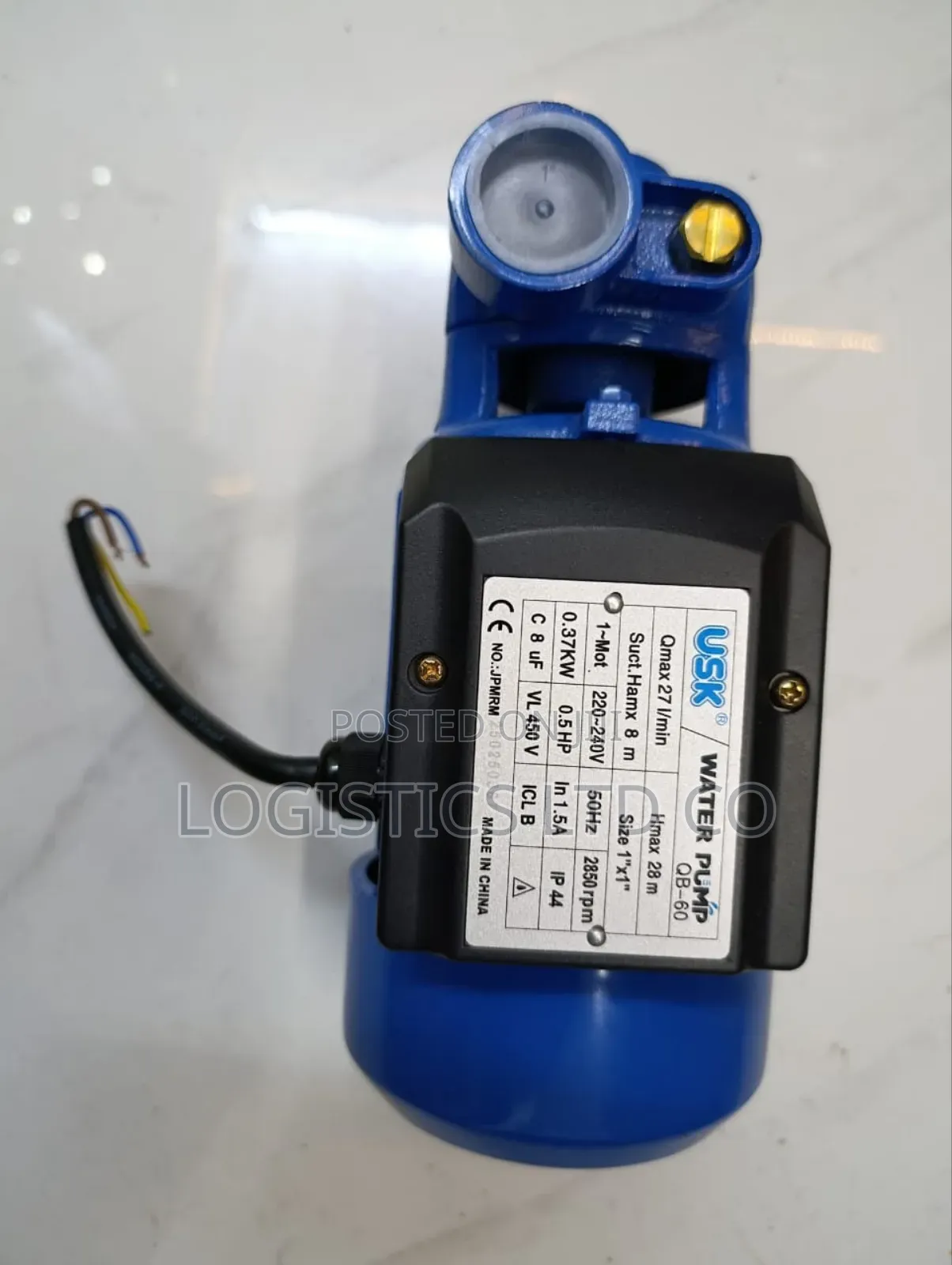 Booster Pump 0.5 Hp 0.37w Electric