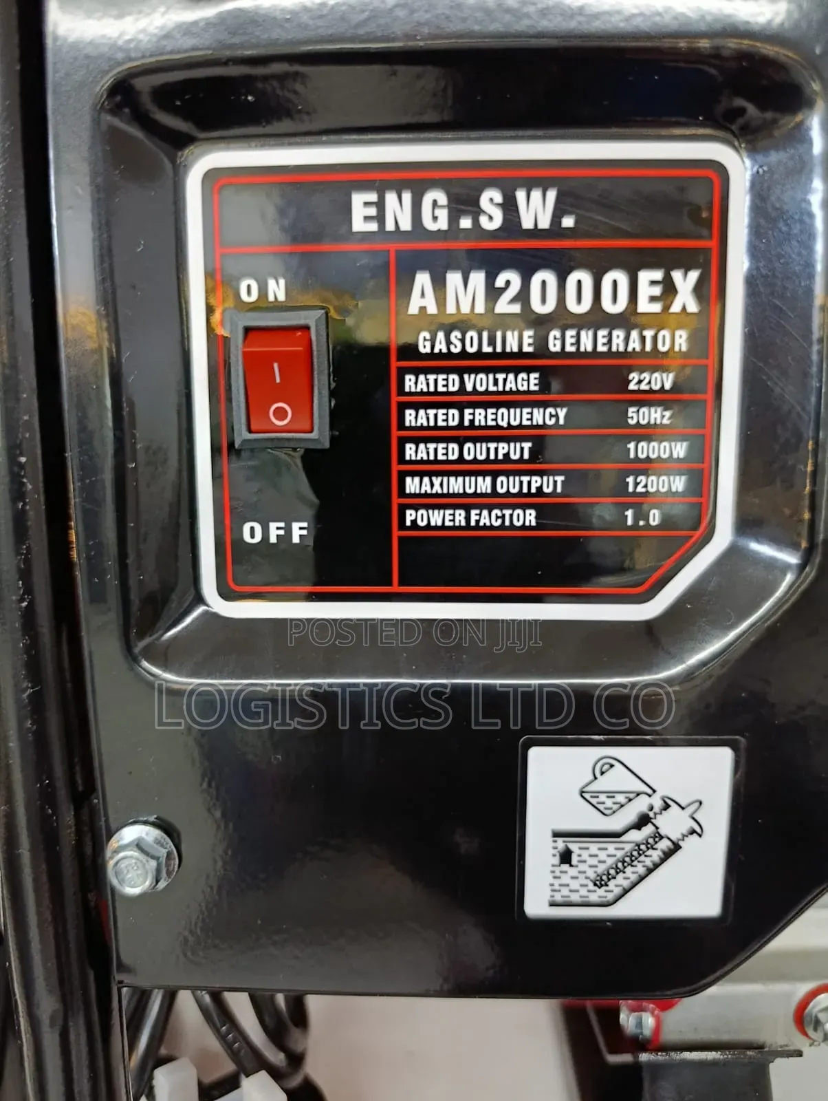 Gasoline Generator 1.2kva