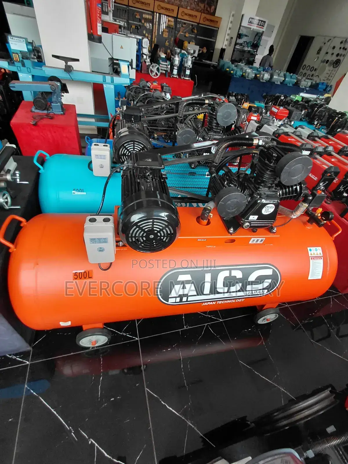500litres Electric Air Compressor Three Phase Machine.