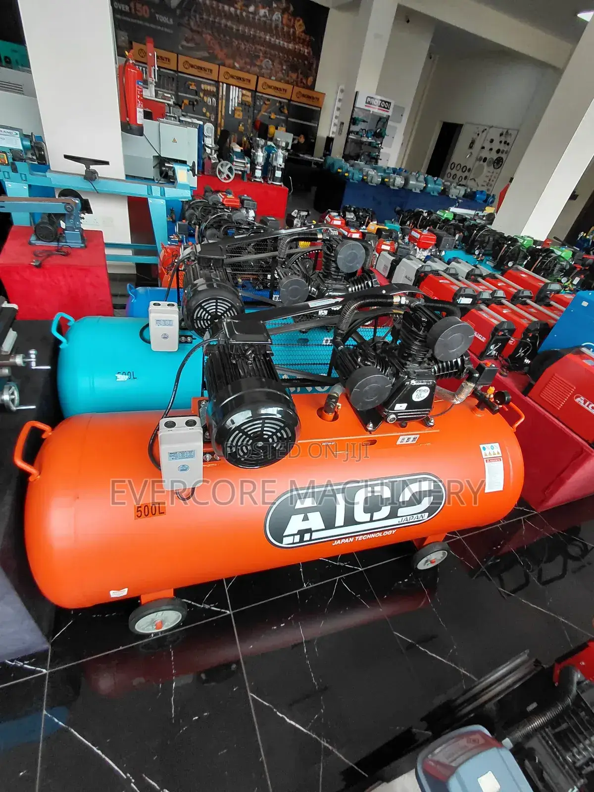 500litres Electric Air Compressor Three Phase Machine.