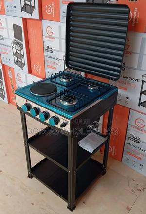 Standing Cooker With Shelves 3+1 - main view