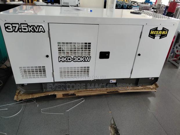 Hisaki Japan 37.5kva Diesel Silent Generator With Inbuilt Ats.
