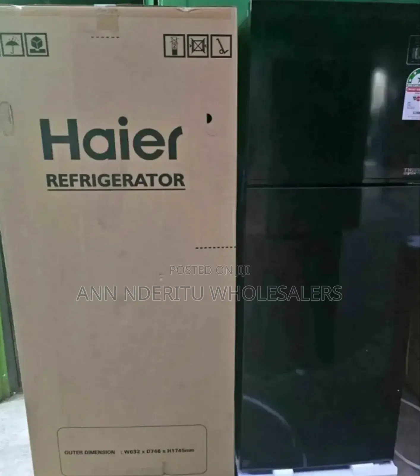 333litres Haeir Fridge Double Door